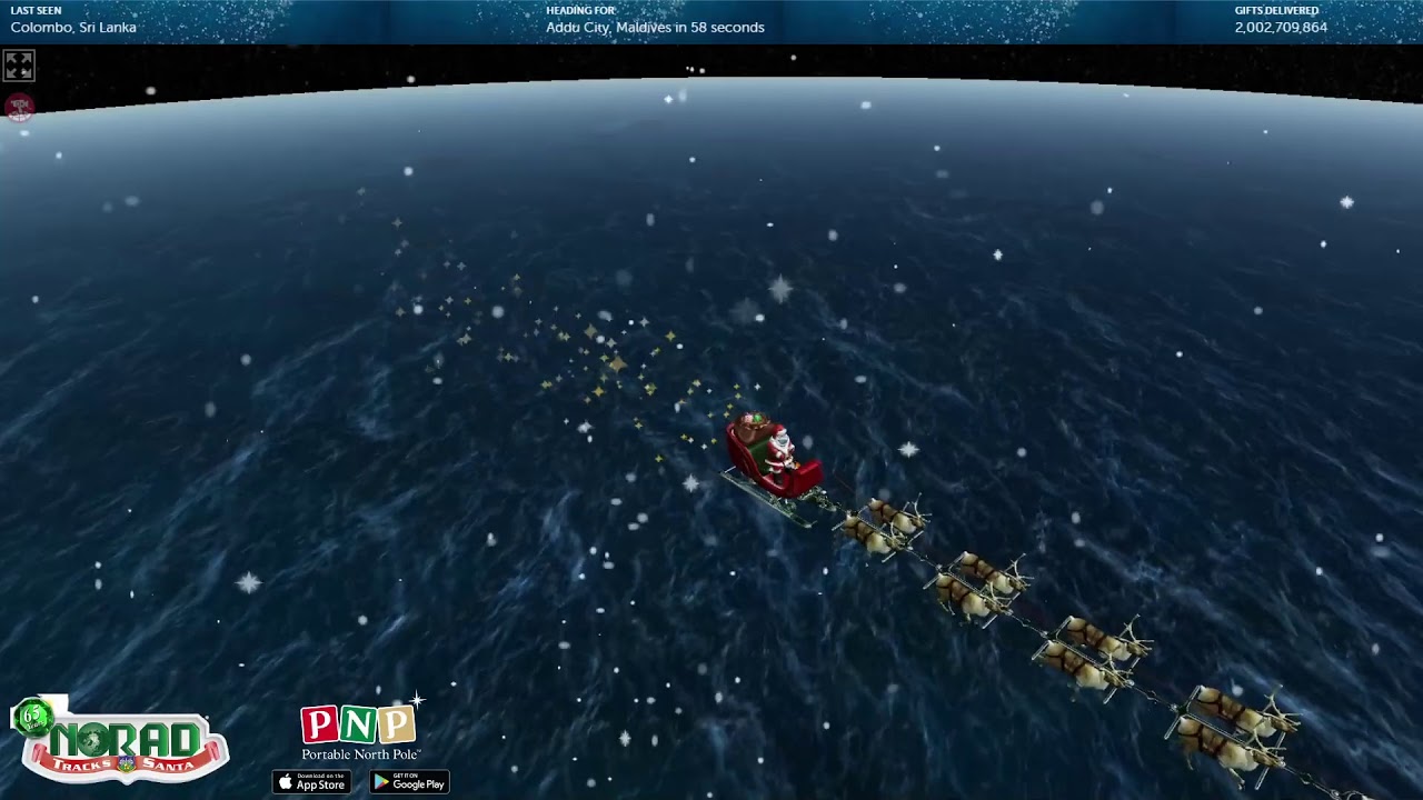 Norad santa tracker live breitbart